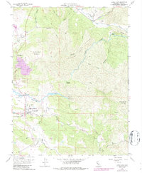 Lower Lake 1958 topographic map thumbnail