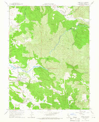 Lower Lake 1958 topographic map thumbnail
