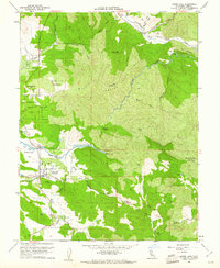 Lower Lake 1958 topographic map thumbnail