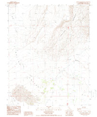 Lower Warm Springs 1987 topographic map thumbnail