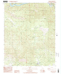 Luckett Mountain 1987 topographic map thumbnail