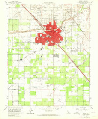 Madera 1963 topographic map thumbnail