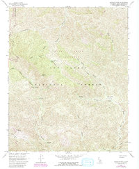 Madulce Peak 1964 topographic map thumbnail