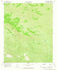 Madulce Peak 1964 topographic map thumbnail