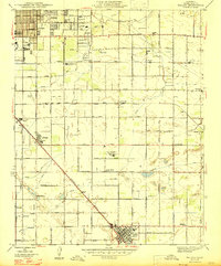 Malaga 1947 topographic map thumbnail