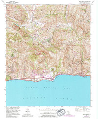 Malibu Beach 1950 topographic map thumbnail