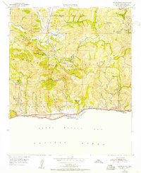 Malibu Beach 1950 topographic map thumbnail