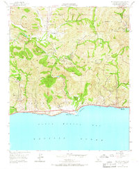 Malibu Beach 1950 topographic map thumbnail