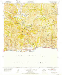 Malibu Beach 1951 topographic map thumbnail