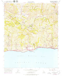 Malibu Beach 1950 topographic map thumbnail