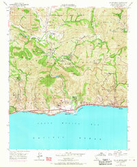 Malibu Beach 1950 topographic map thumbnail