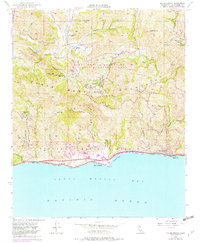 Malibu Beach 1950 topographic map thumbnail