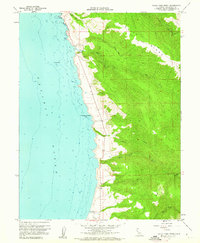Mallo Pass Creek 1960 topographic map thumbnail