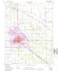 Manteca 1952 topographic map thumbnail