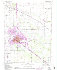 Manteca 1952 topographic map thumbnail