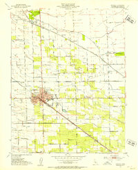 Manteca 1952 topographic map thumbnail