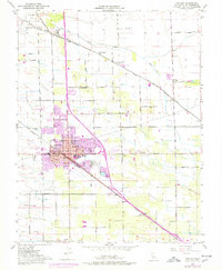 Manteca 1952 topographic map thumbnail