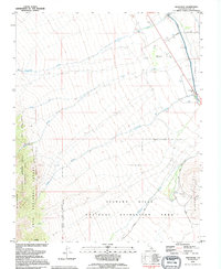 Manzanar 1993 topographic map thumbnail