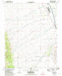 Manzanar 1982 topographic map thumbnail