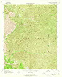 Manzanita Mtn 1964 topographic map thumbnail