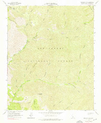 Manzanita Mtn 1964 topographic map thumbnail