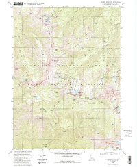Marble Mountain 1980 topographic map thumbnail