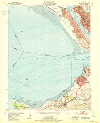 Mare Island 1951 topographic map thumbnail
