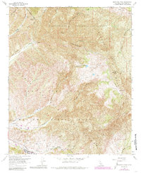 Margarita Peak 1968 topographic map thumbnail