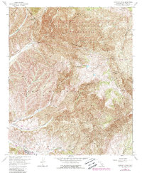 Margarita Peak 1968 topographic map thumbnail