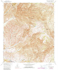 Margarita Peak 1968 topographic map thumbnail