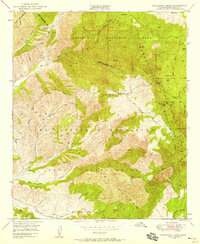 Margarita Peak 1949 topographic map thumbnail