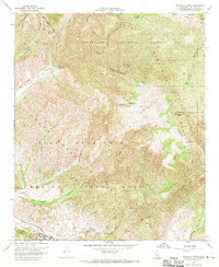 Margarita Peak 1968 topographic map thumbnail
