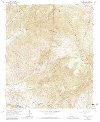 Margarita Peak 1968 topographic map thumbnail