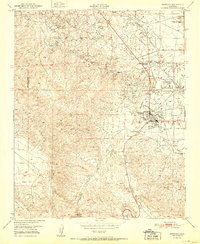 Maricopa 1951 topographic map thumbnail