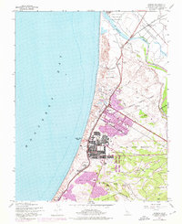 Marina 1947 topographic map thumbnail