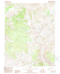 Marion Peak 1988 topographic map thumbnail