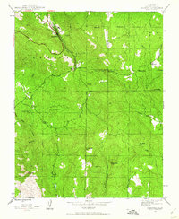 Mariposa 1947 topographic map thumbnail