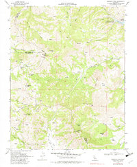 Mariposa Peak 1969 topographic map thumbnail