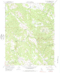 Mark West Springs 1958 topographic map thumbnail