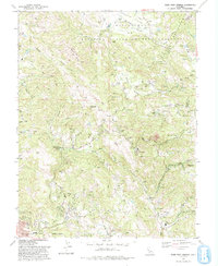 Mark West Springs 1993 topographic map thumbnail
