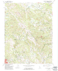 Mark West Springs 1993 topographic map thumbnail