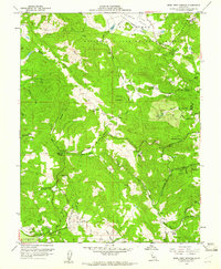Mark West Springs 1958 topographic map thumbnail