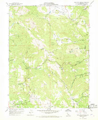 Mark West Springs 1958 topographic map thumbnail