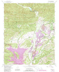 Matilija 1952 topographic map thumbnail