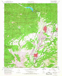 Matilija 1952 topographic map thumbnail