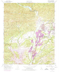 Matilija 1952 topographic map thumbnail