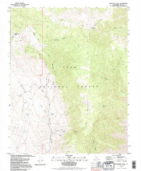 Mazourka Peak 1994 topographic map thumbnail