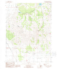 McDonald Peak 1989 topographic map thumbnail