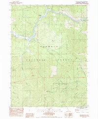 Mc Kinley Mtn 1983 topographic map thumbnail