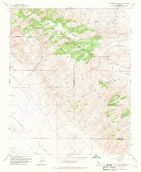 Mc Kittrick Summit 1959 topographic map thumbnail